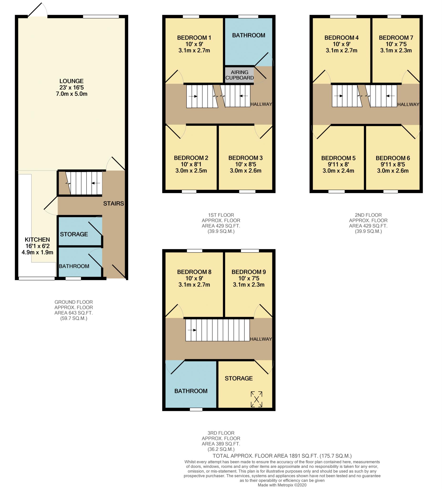 Bulmershe Road, Reading floorplan