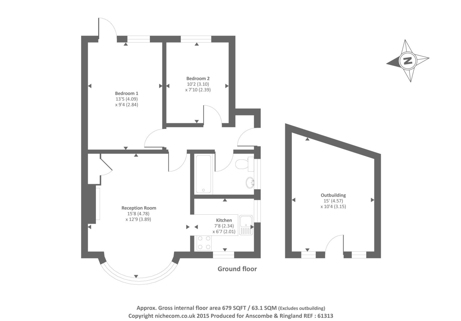 2 Bedrooms Maisonette for sale in Croxley Green WD3,