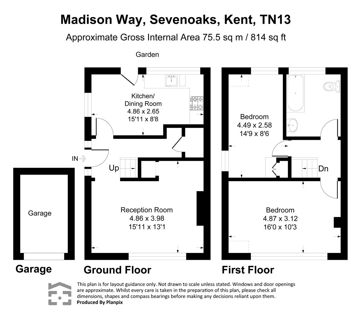 3, Madison Way, Sevenoaks floorplan