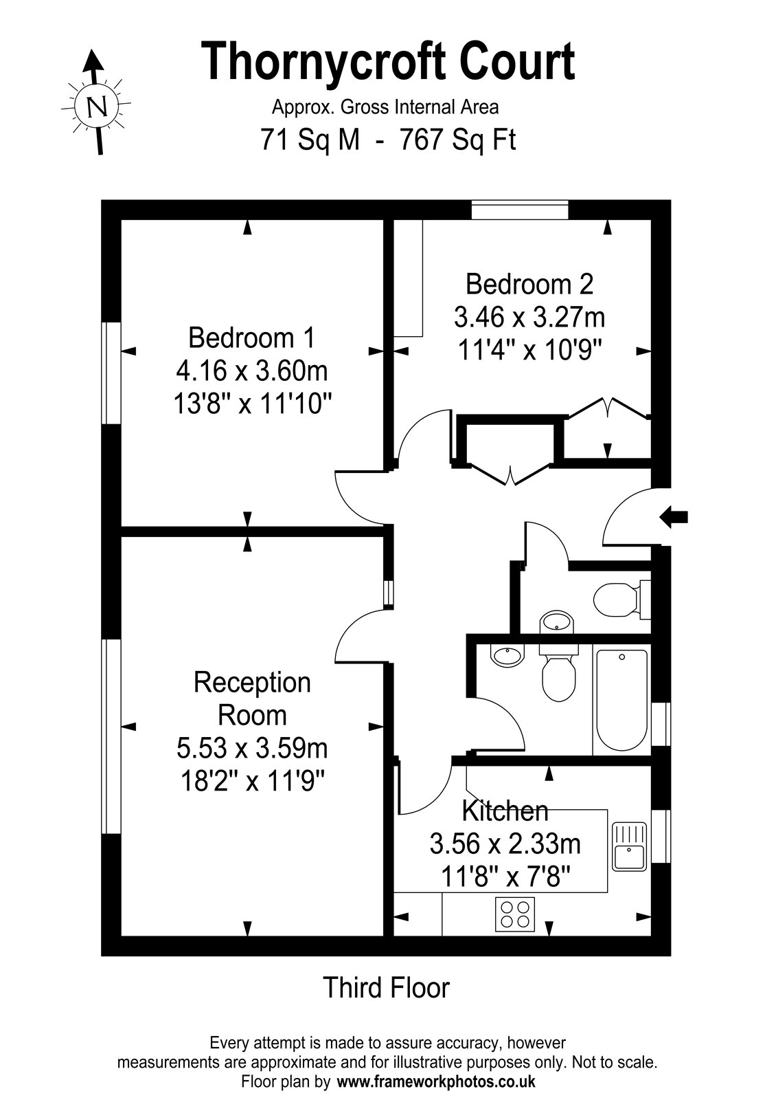 2 Bedrooms Flat to rent in Kew Road, Richmond TW9