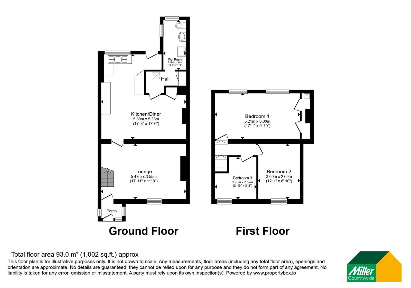 23, Pendarves Street, Camborne floorplan