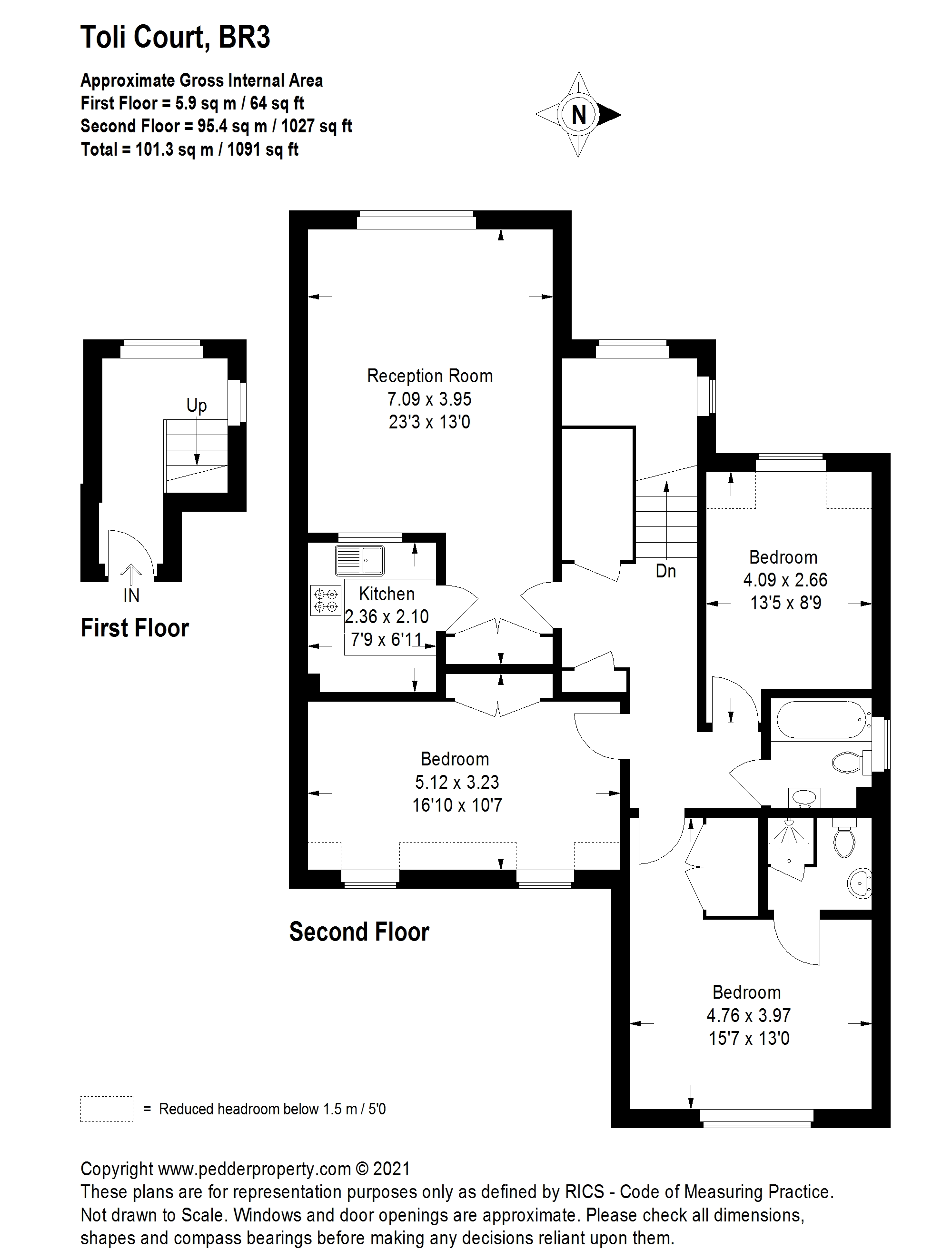 Avenue Road, Beckenham, Kent BR3, 3 bedroom flat for sale 58523595