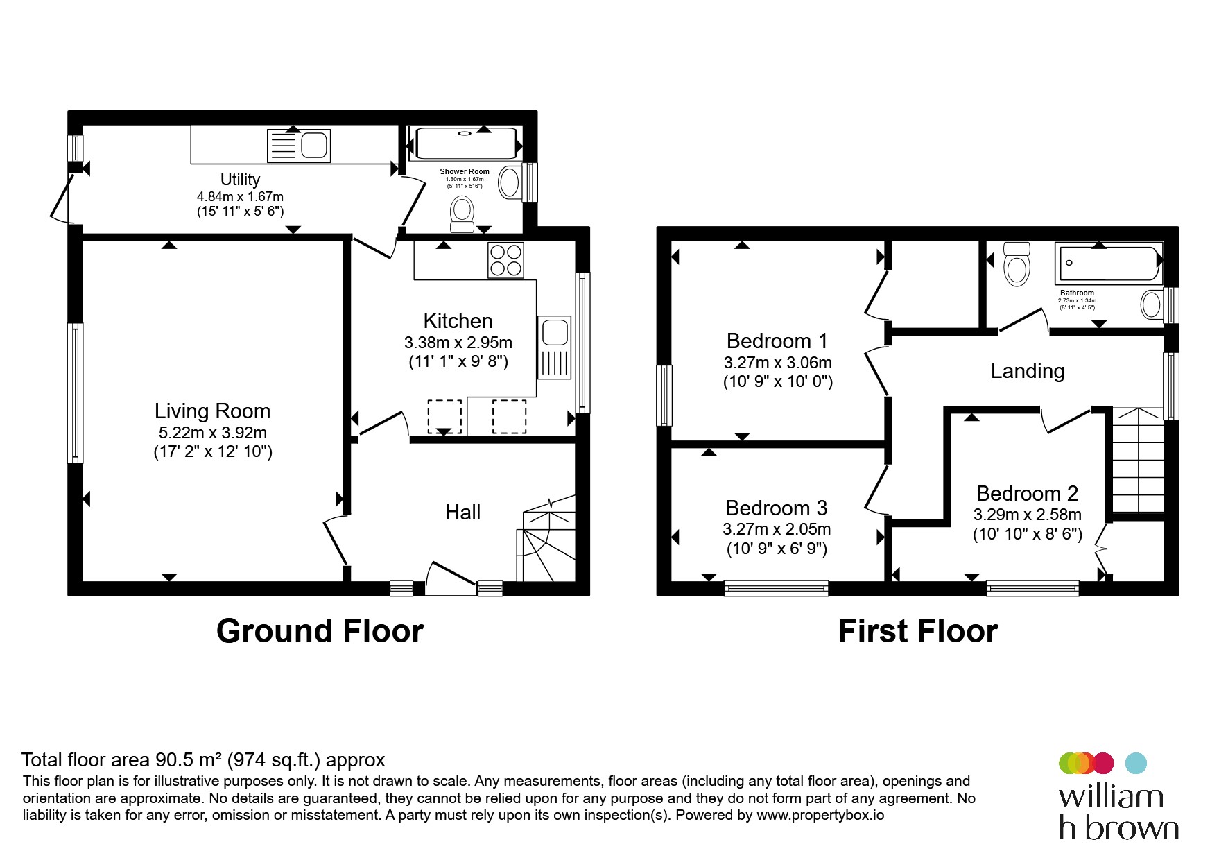 33, St. Peters Road, STOWMARKET floorplan
