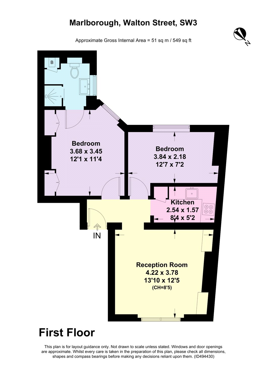 Marlborough, London floorplan