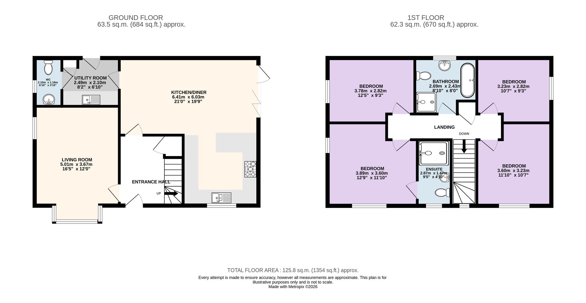 25 Hopper Close, Preston floorplan