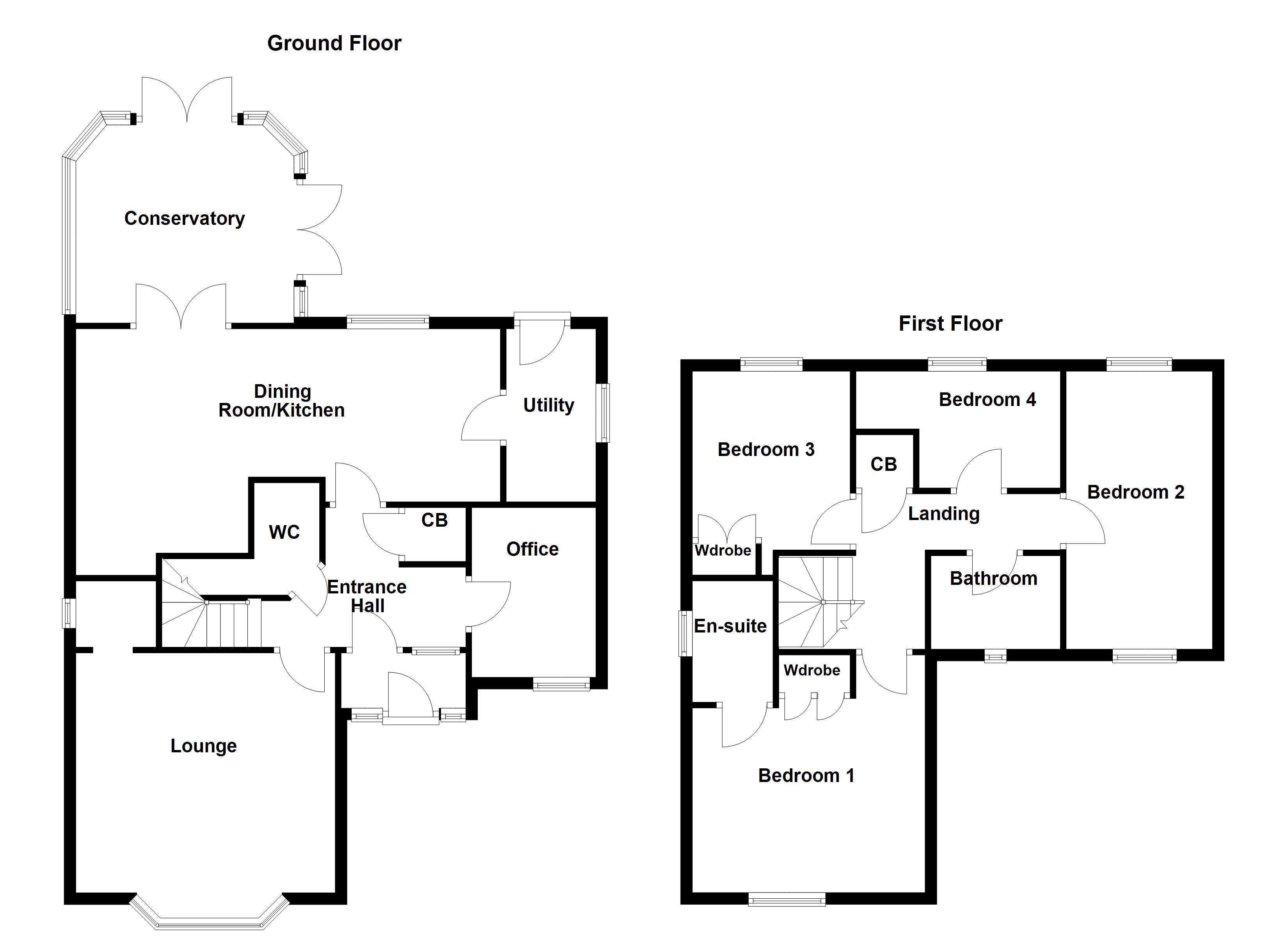 8, Daisy Lane, Swadlincote floorplan