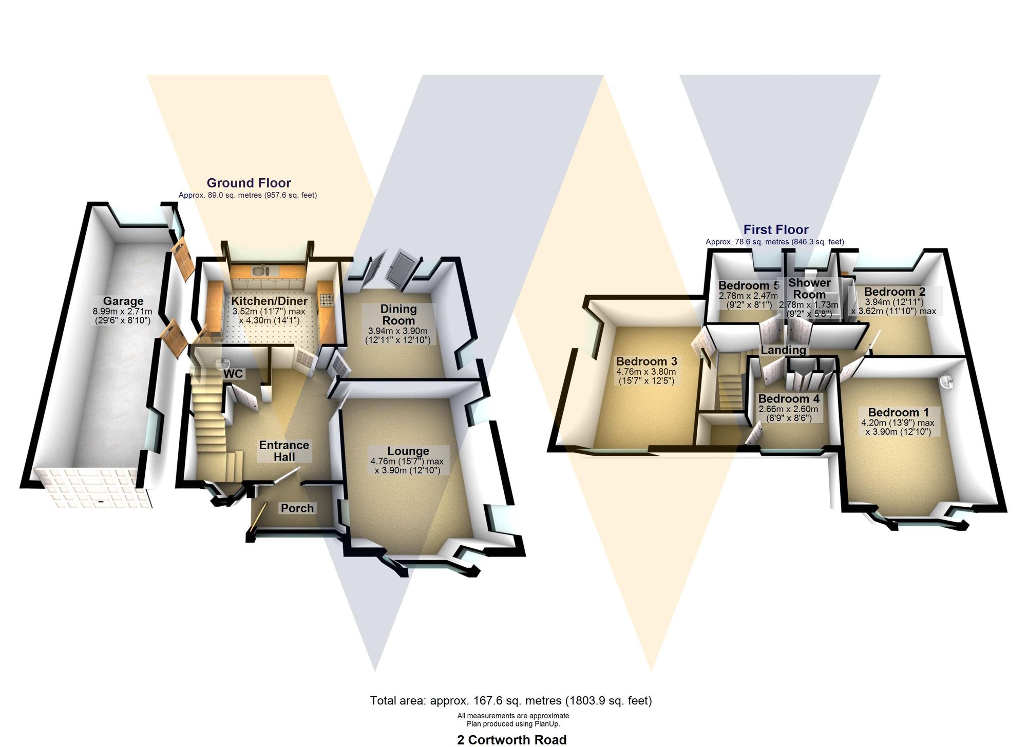 2 Cortworth Road, Sheffield floorplan