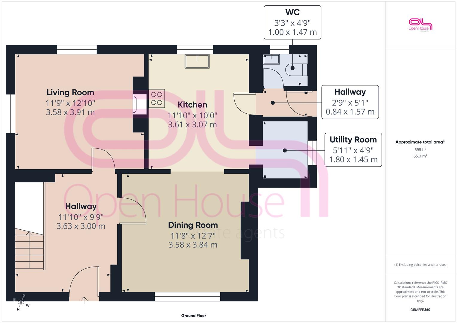 Waterworks Cottage, Norton Road, Seaford floorplan