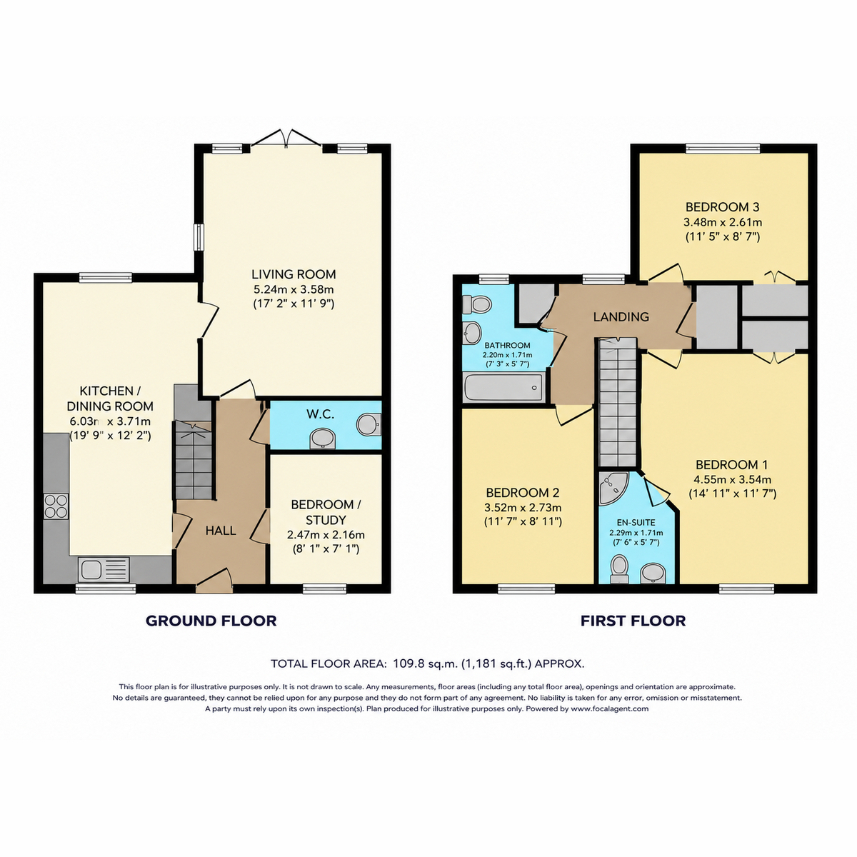 85, School Lane, Sittingbourne floorplan
