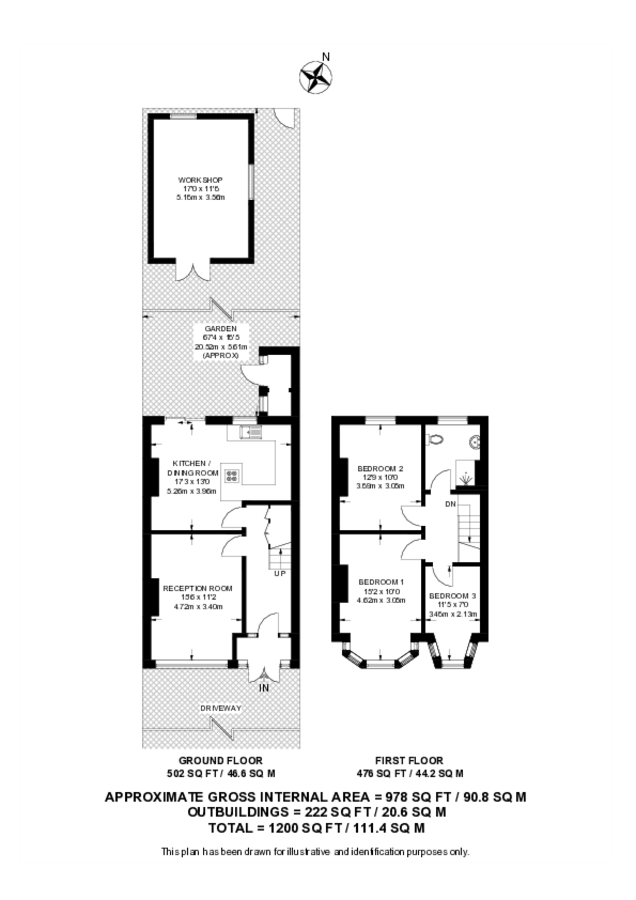 Davidson Road, Croydon floorplan