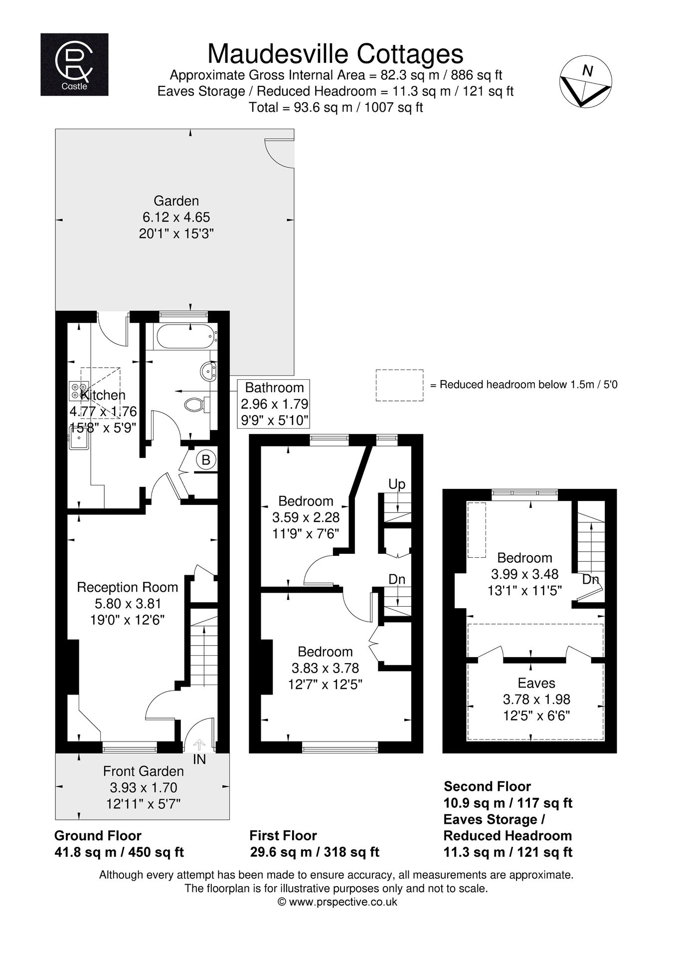 9, Maudsville Cottages, Hanwell floorplan