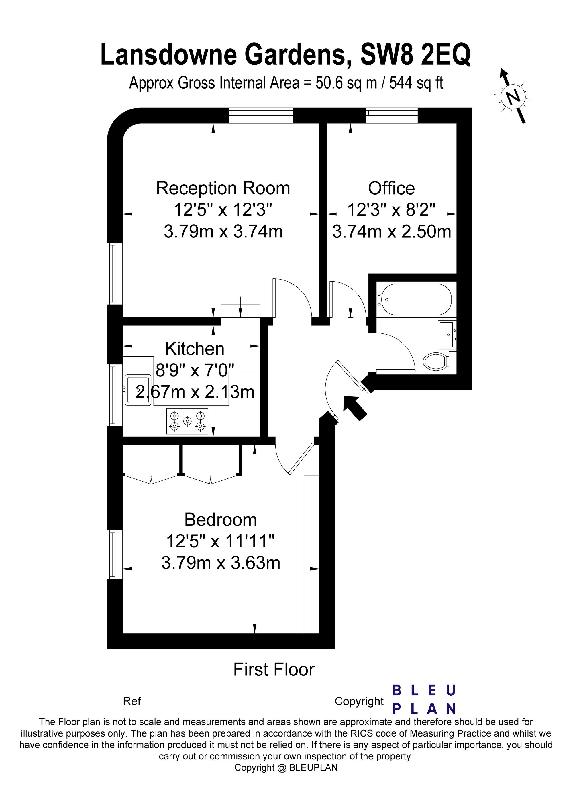Lansdowne Gardens, London SW8, 2 bedroom flat for sale 64559595