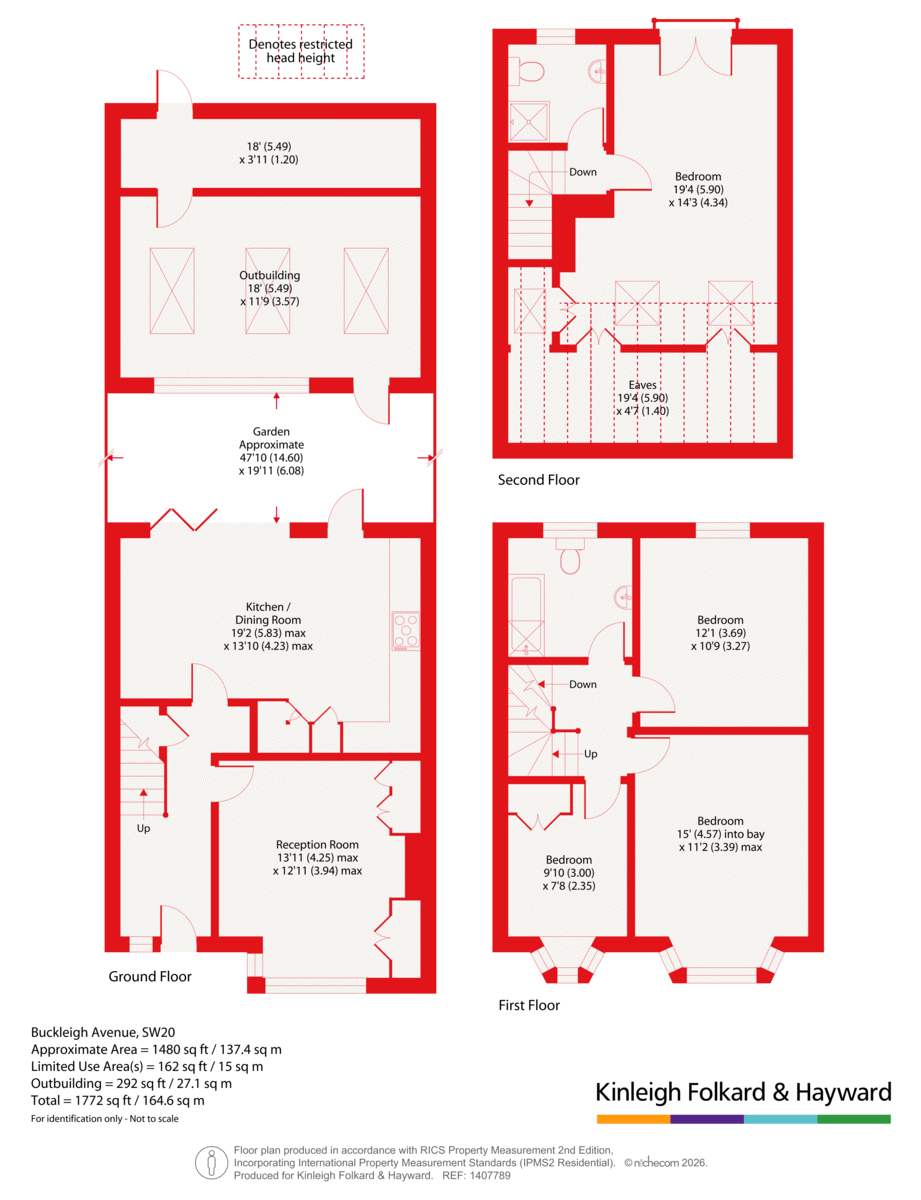 63, Buckleigh Avenue, London floorplan