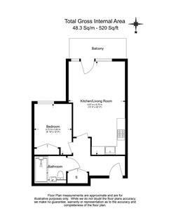 Flat 40, Fermont House, 15 Beaufort Square, LONDON floorplan