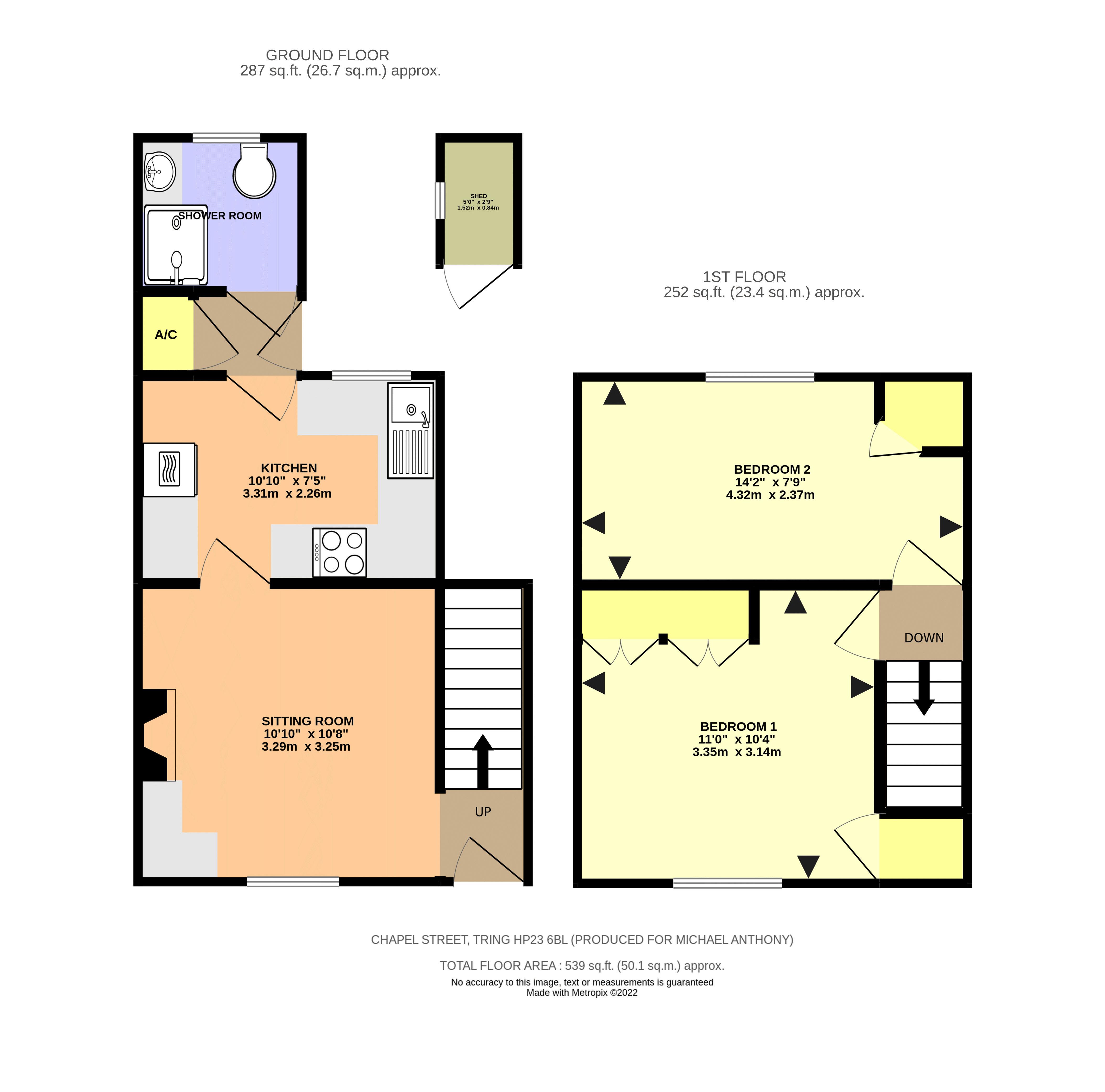 Chapel Street, Tring floorplan