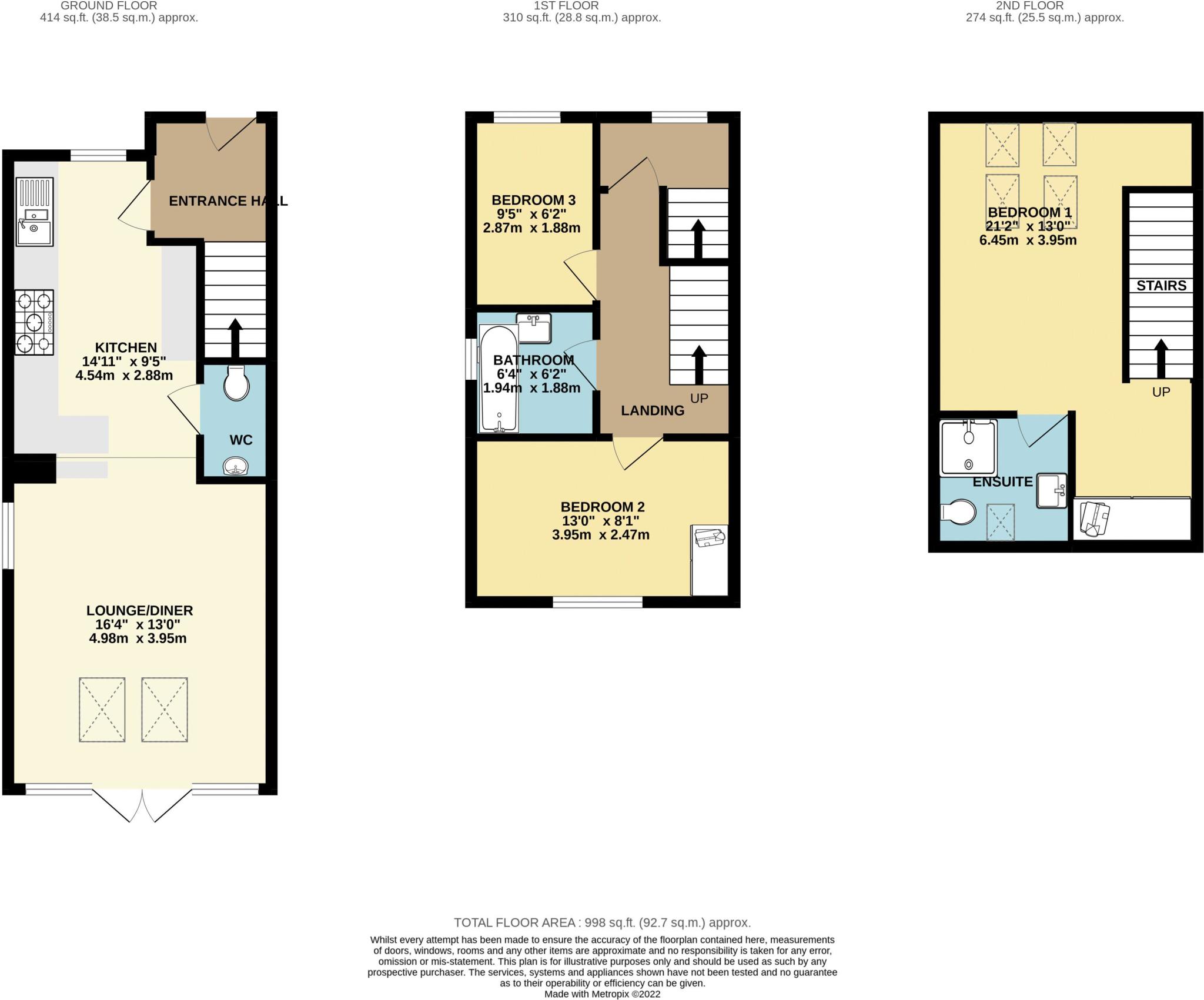 2, Bracken Close, Wigan floorplan