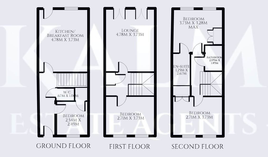 55, Merrick Close, Stevenage floorplan