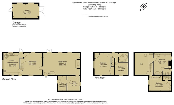 Stable Cottage, Southampton floorplan