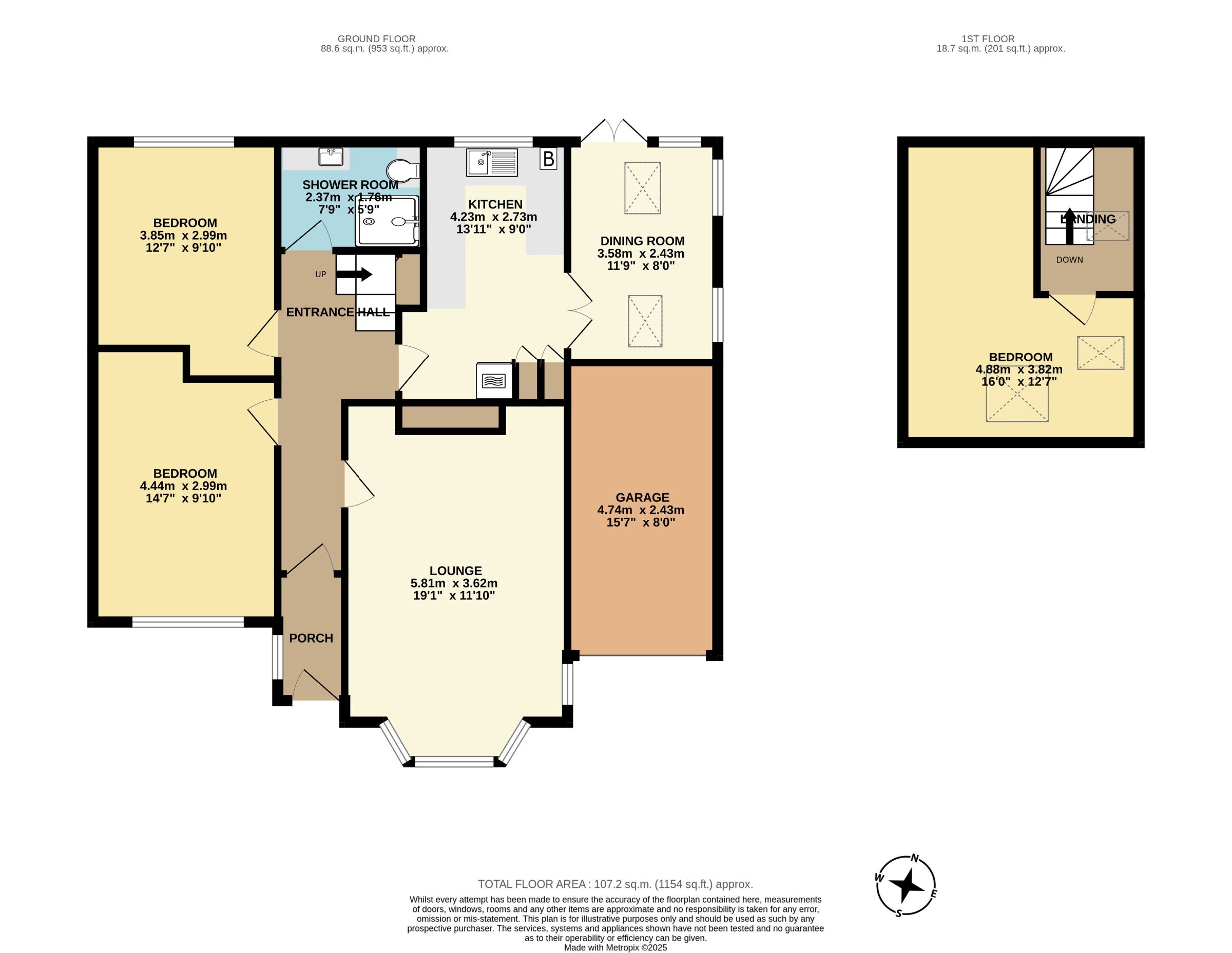 85 Barcombe Road, Paignton floorplan