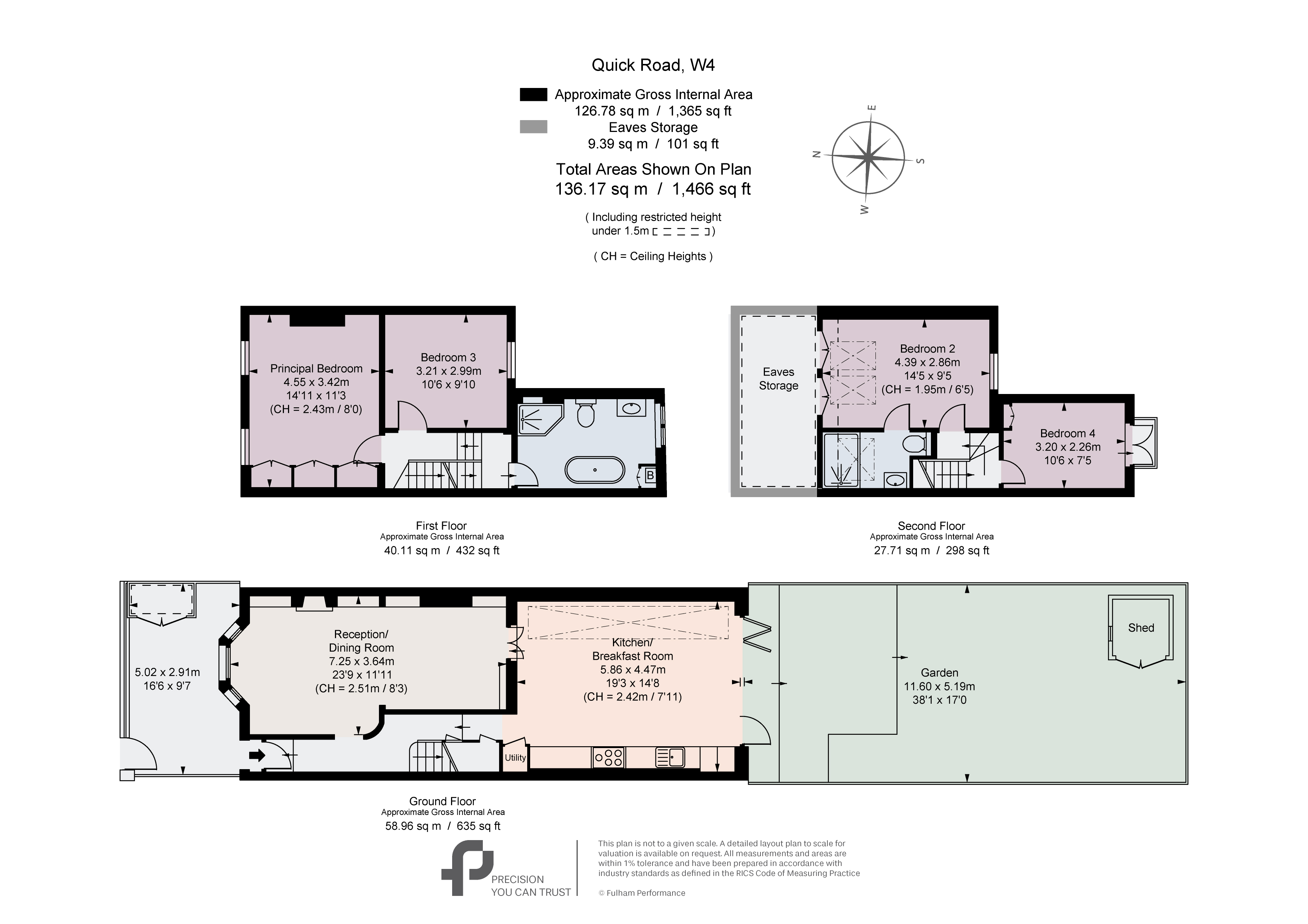 10, Quick Road, London floorplan