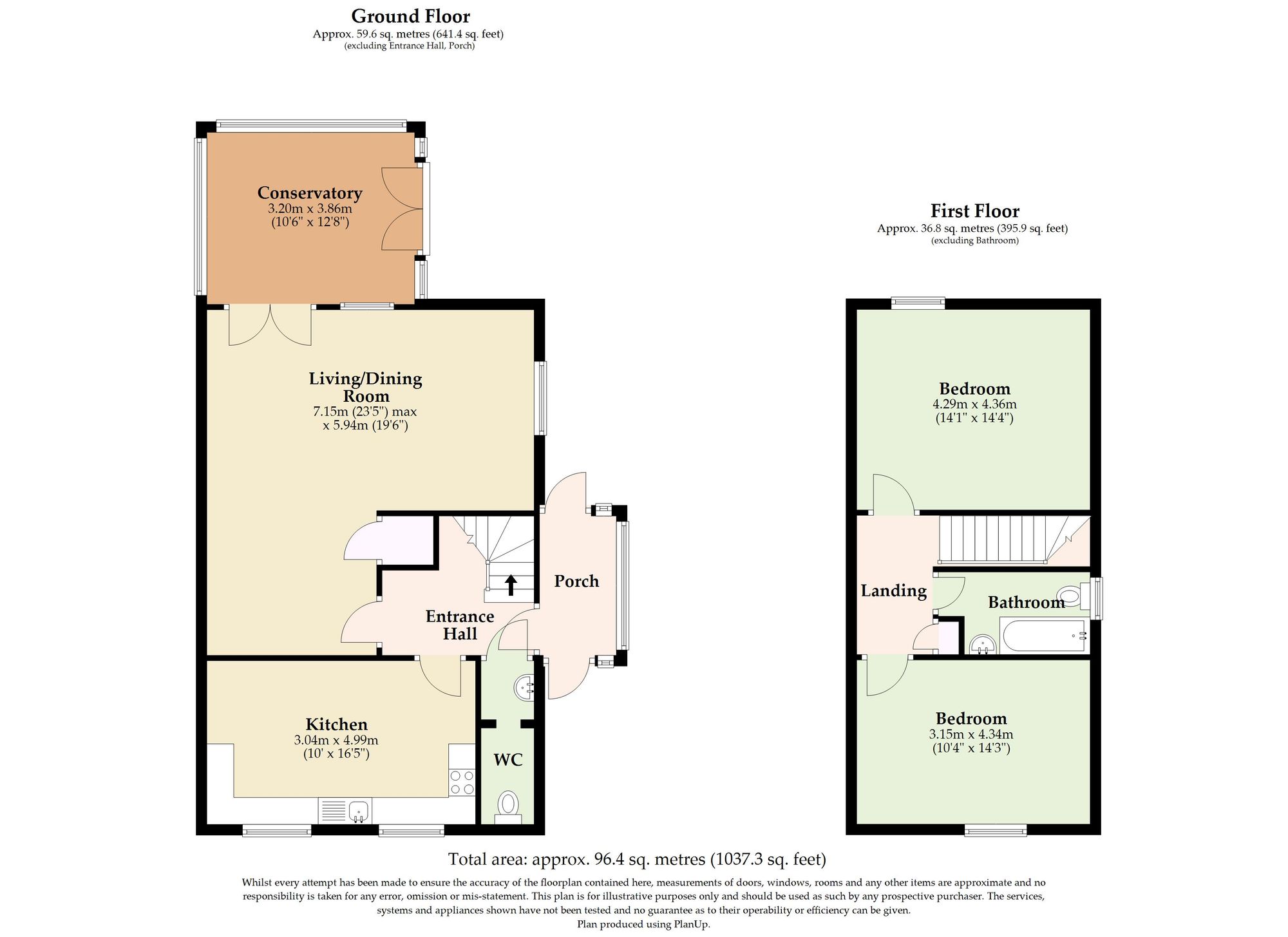 14 The Crescents, Southwold floorplan