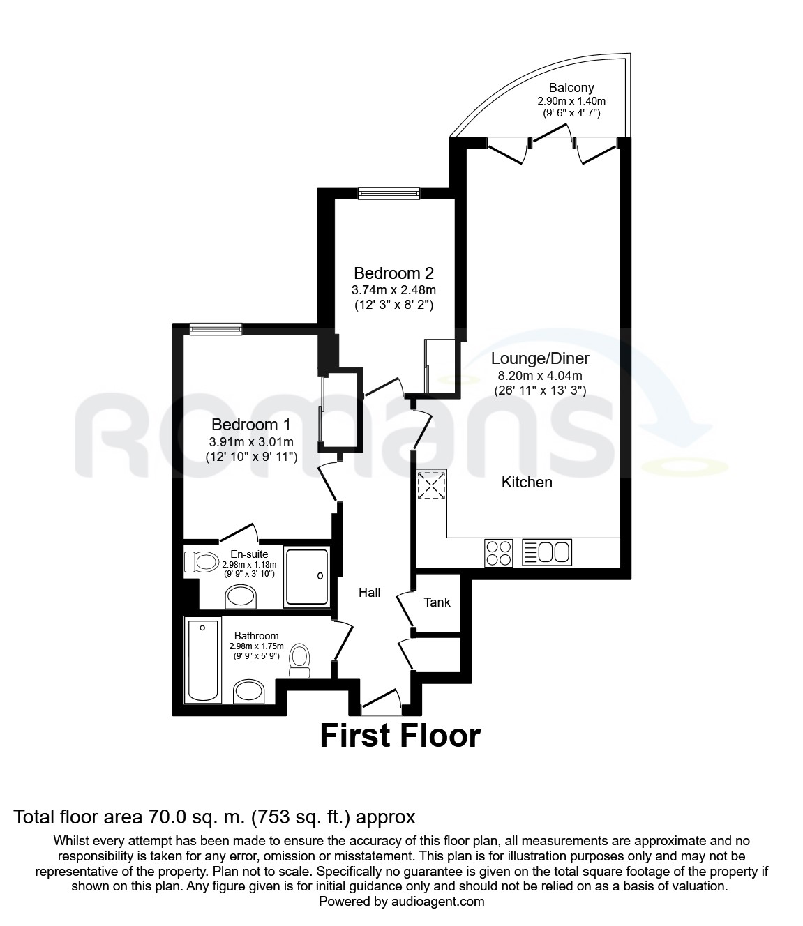 2 Bedrooms Flat to rent in Winterthur Way, Basingstoke RG21