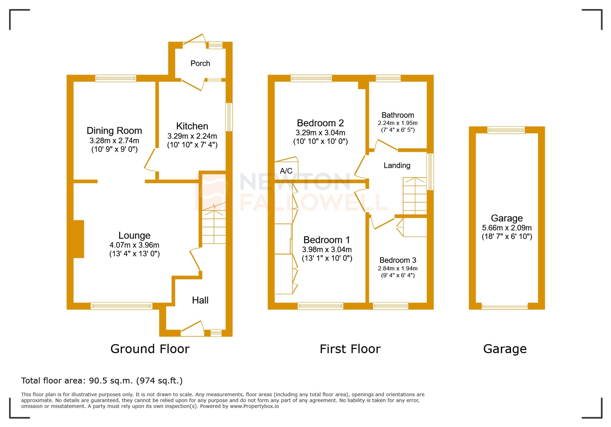 13 Priory Walk, Leicester floorplan