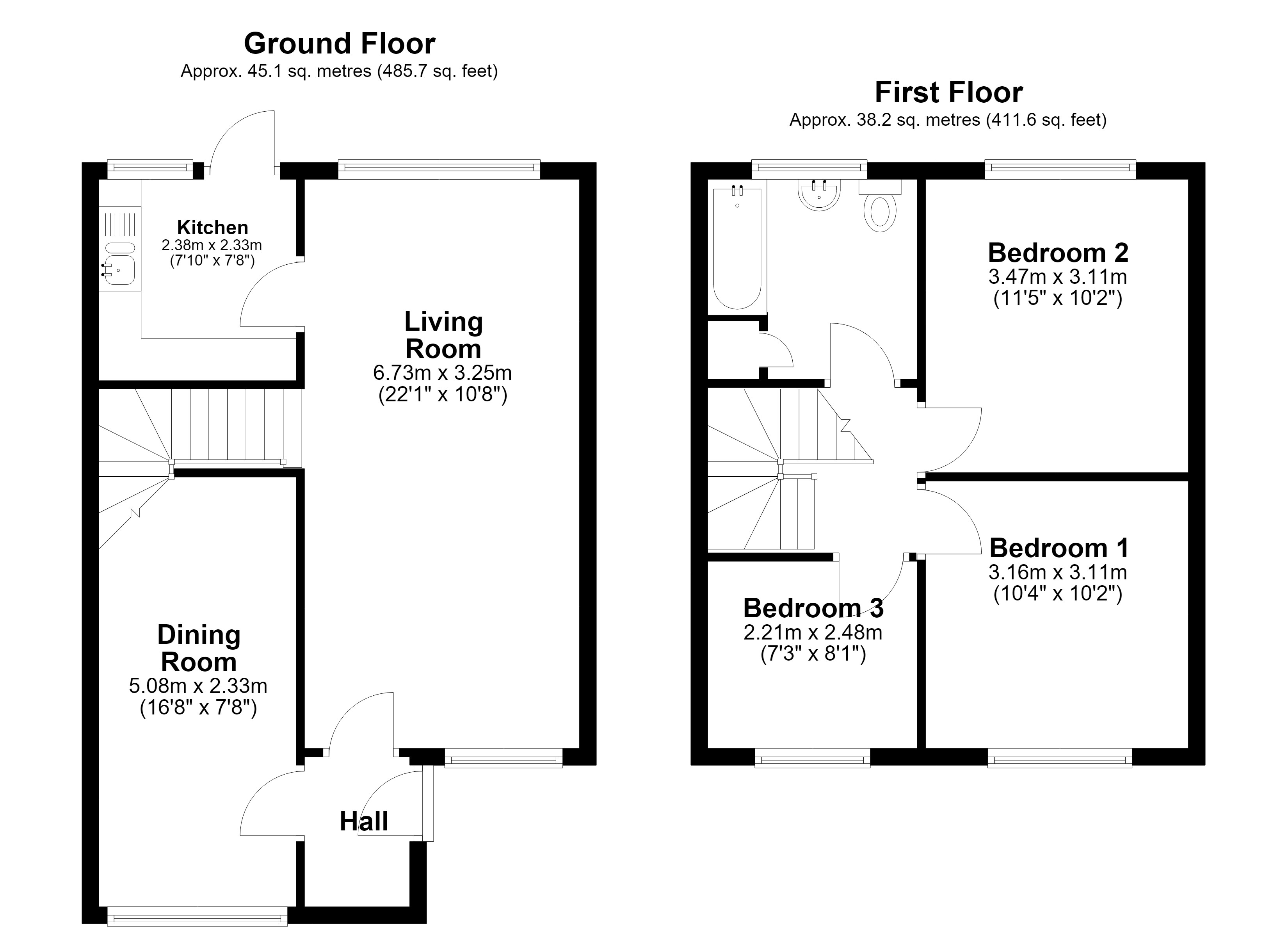 36 Hillesden Avenue, Elstow, Bedford floorplan