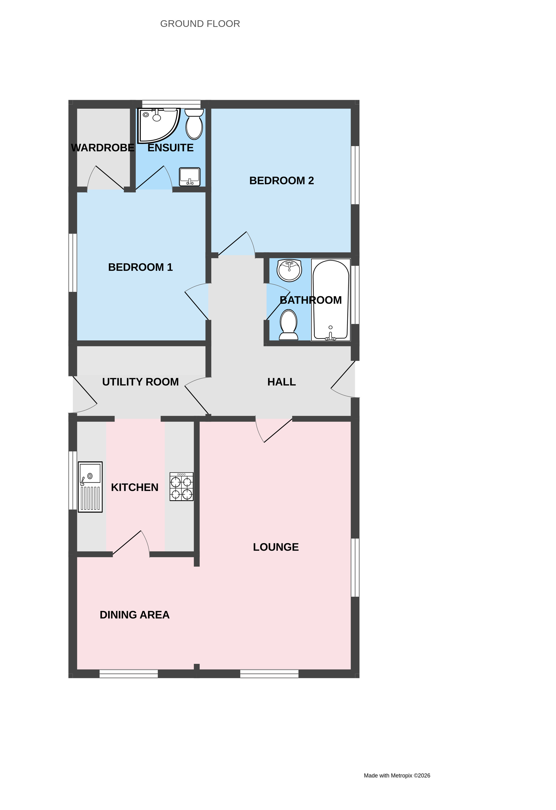 14, Homelands Park, Telford floorplan