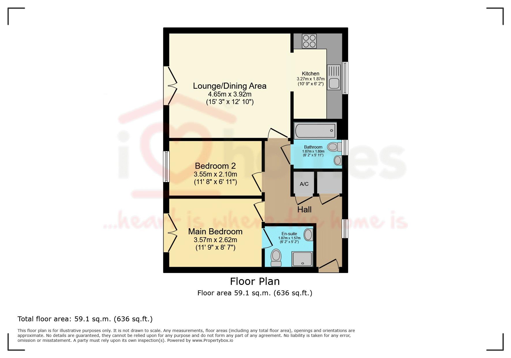 80, Merton Way, Walsall floorplan