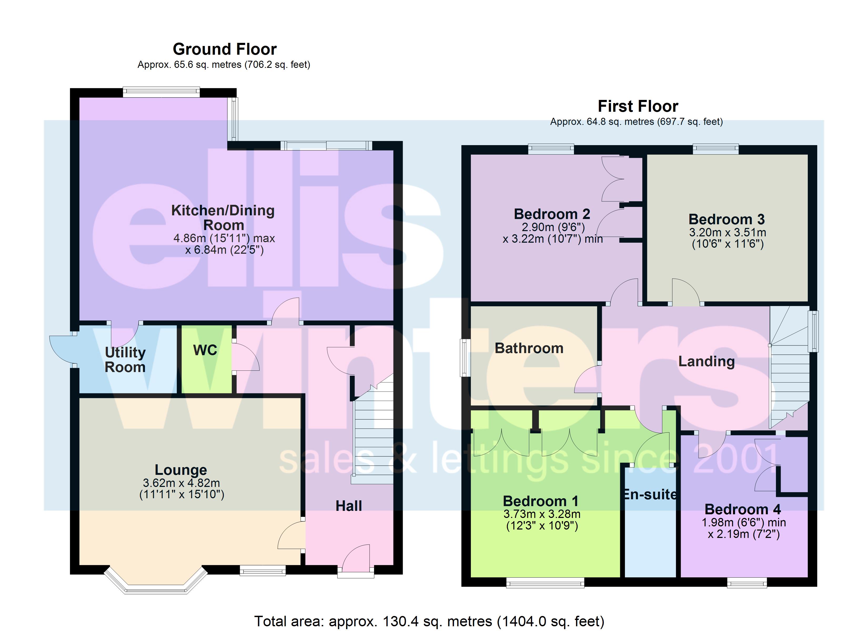 32, Bluebell Way, March floorplan