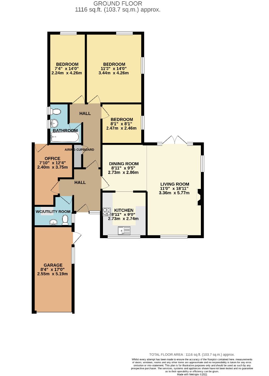 Station Road, Fulbourn, Cambridge CB21, 3 bedroom bungalow for sale
