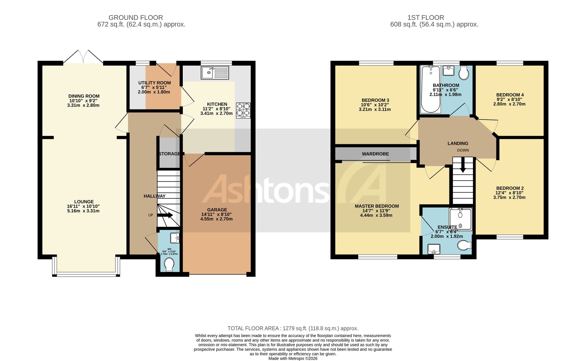 2 Pride Close, Newton-Le-Willows floorplan