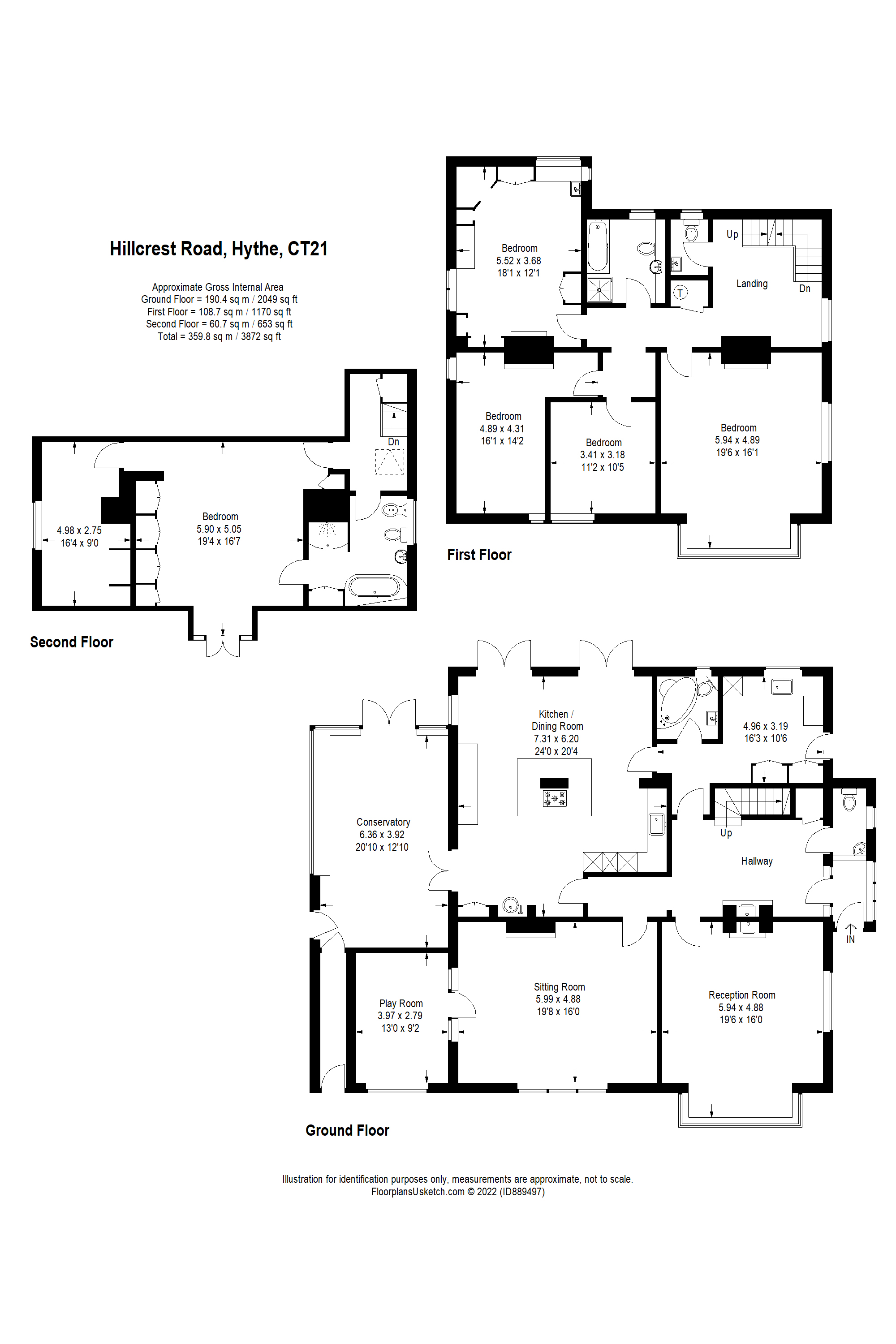 18, Hillcrest Road, Hythe floorplan