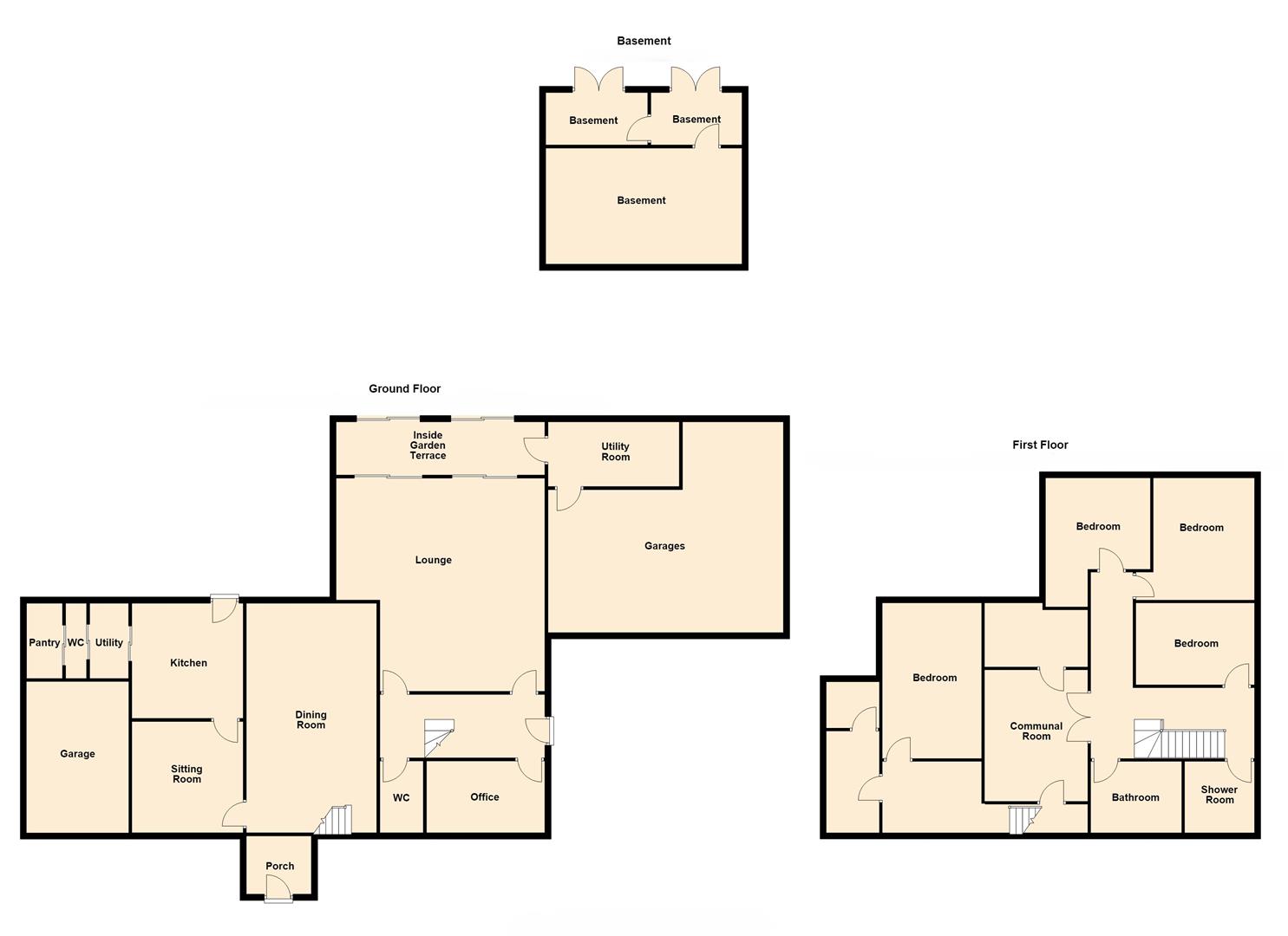Shangri-La, Harcourt Place, Tredegar floorplan