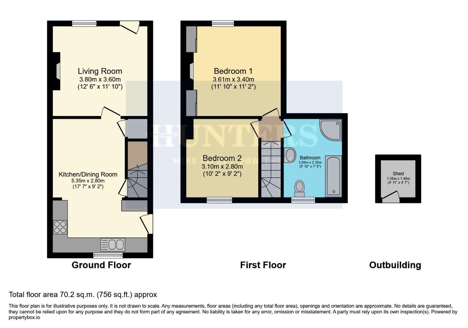 114, Wortley Road, High Green floorplan