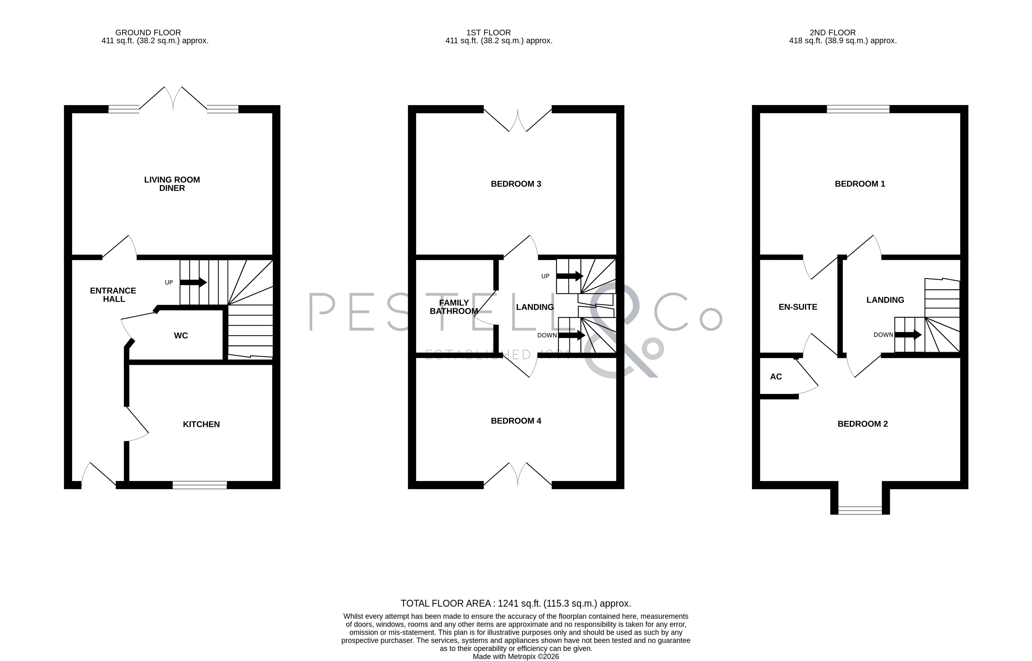 Elm Road, Dunmow floorplan