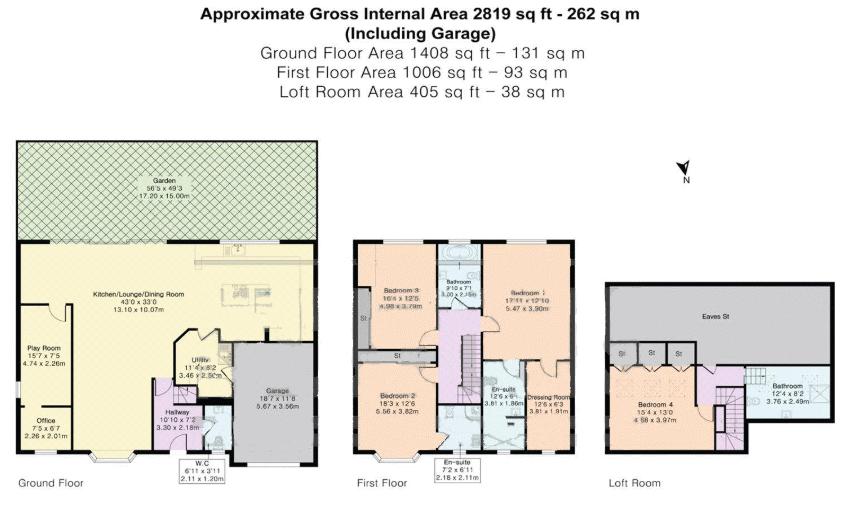 31, Homewood Avenue, Cuffley floorplan