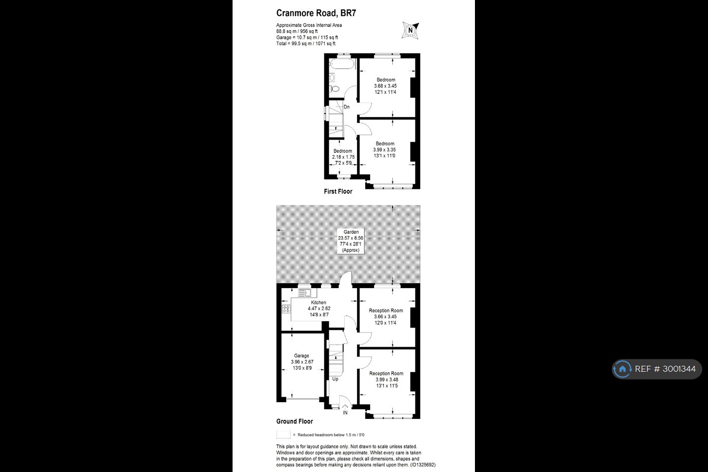 Cranmore Road, Chislehurst floorplan