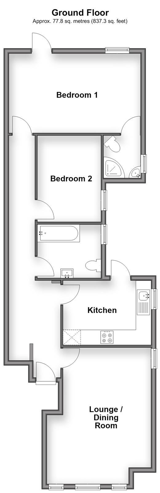 Ancaster Road, Beckenham floorplan