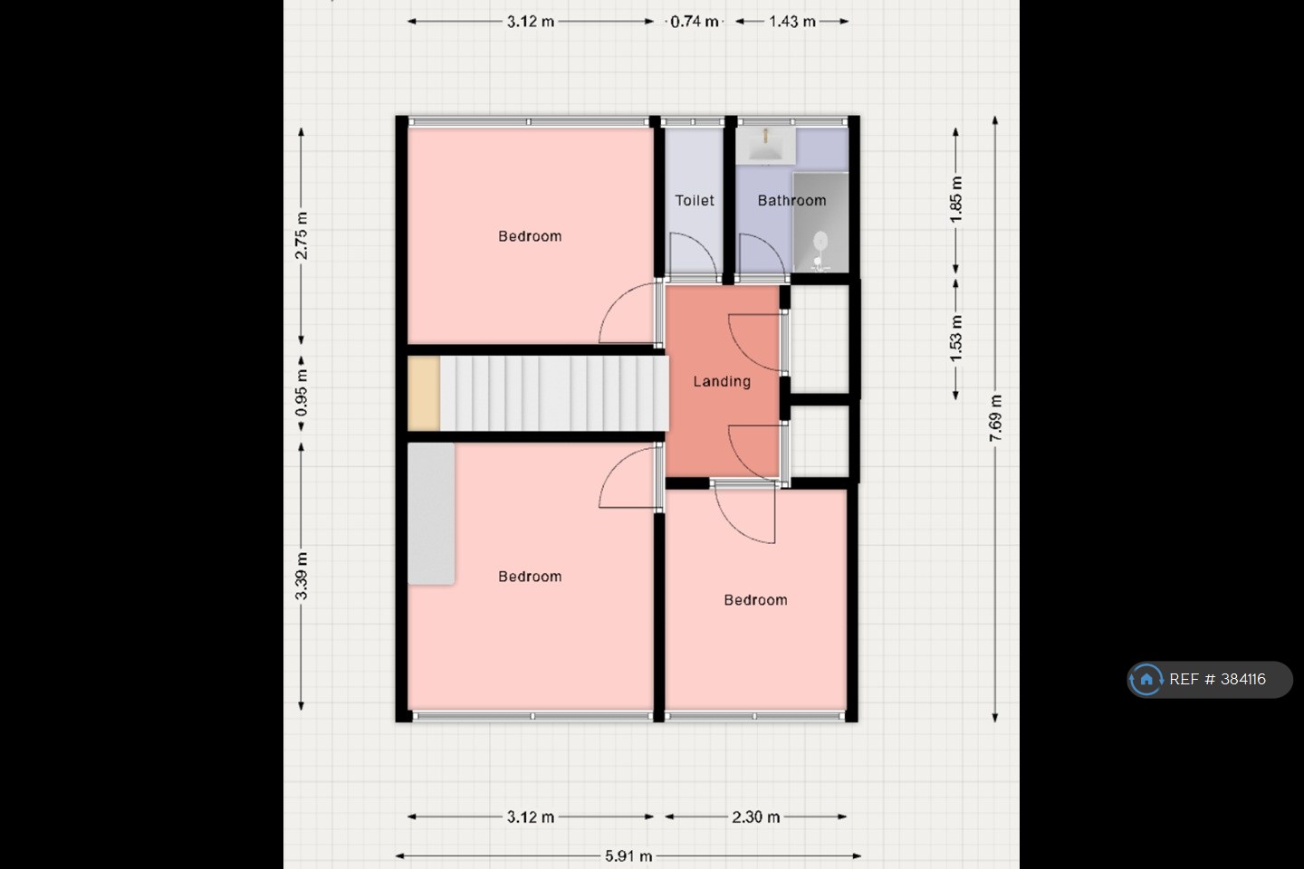 Oak Croft, Chelmsley Wood, Birmingham floorplan