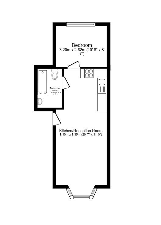Flat 2, 51, York Road, Farnborough floorplan