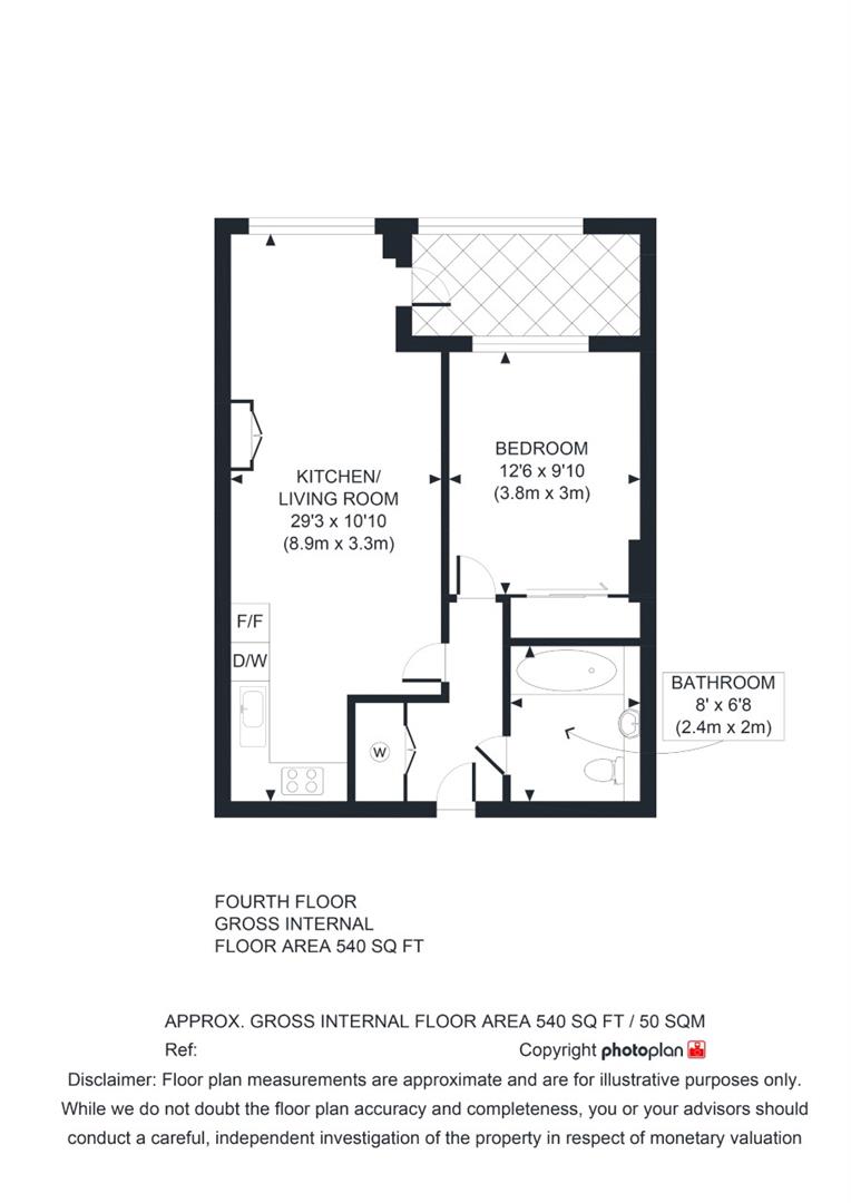 30, Mackenzie House, Southall floorplan