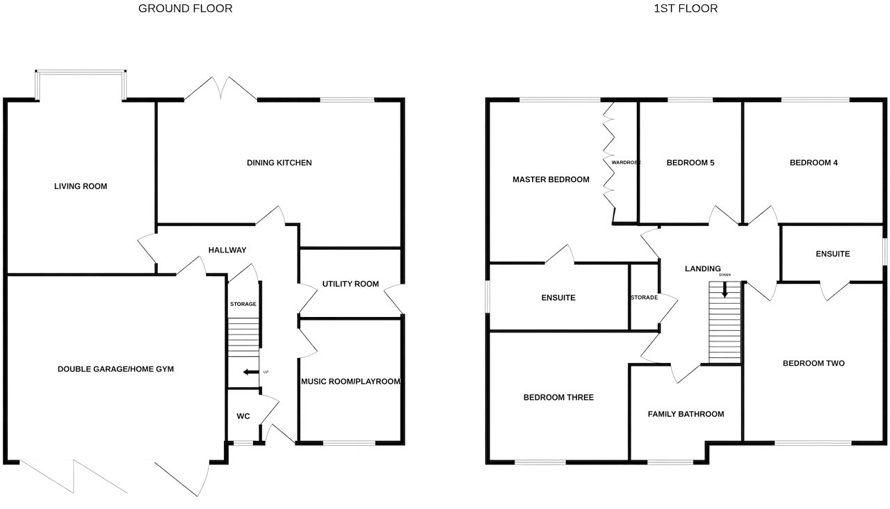 13, Forge Wood Close, Cheshire floorplan