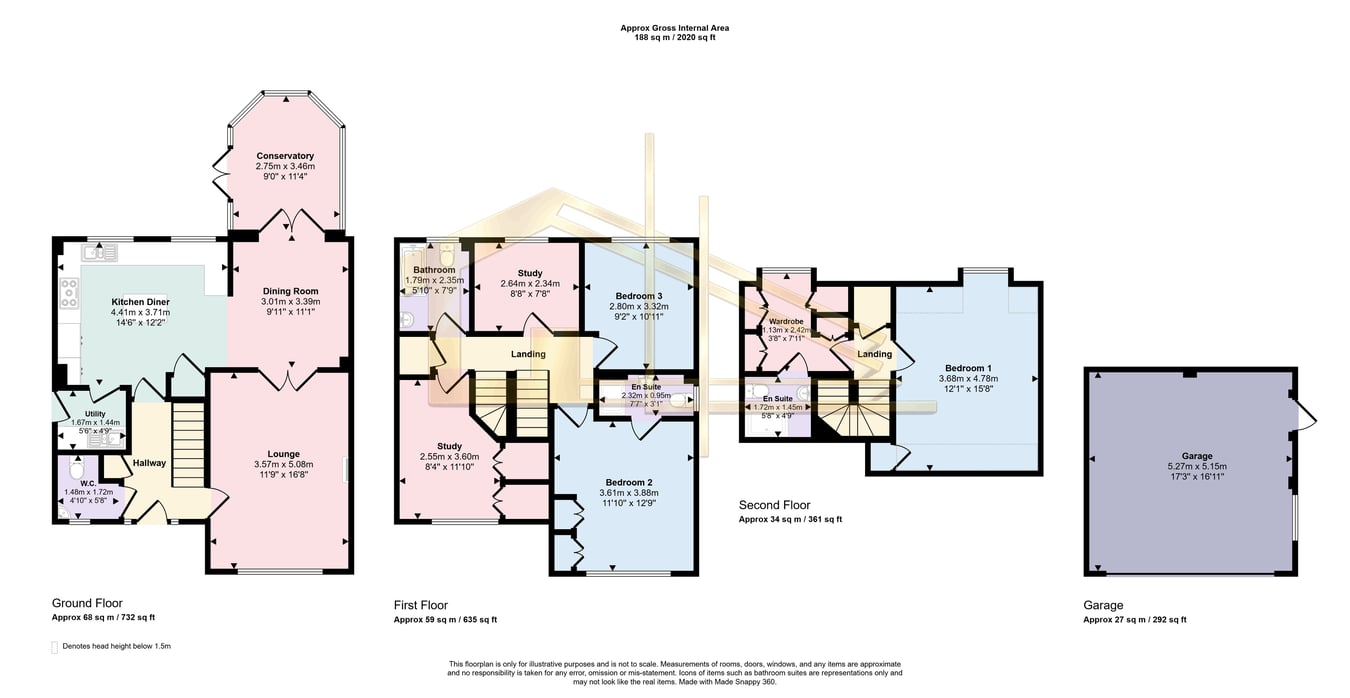16, Alder Gardens, Bexhill-on-Sea floorplan