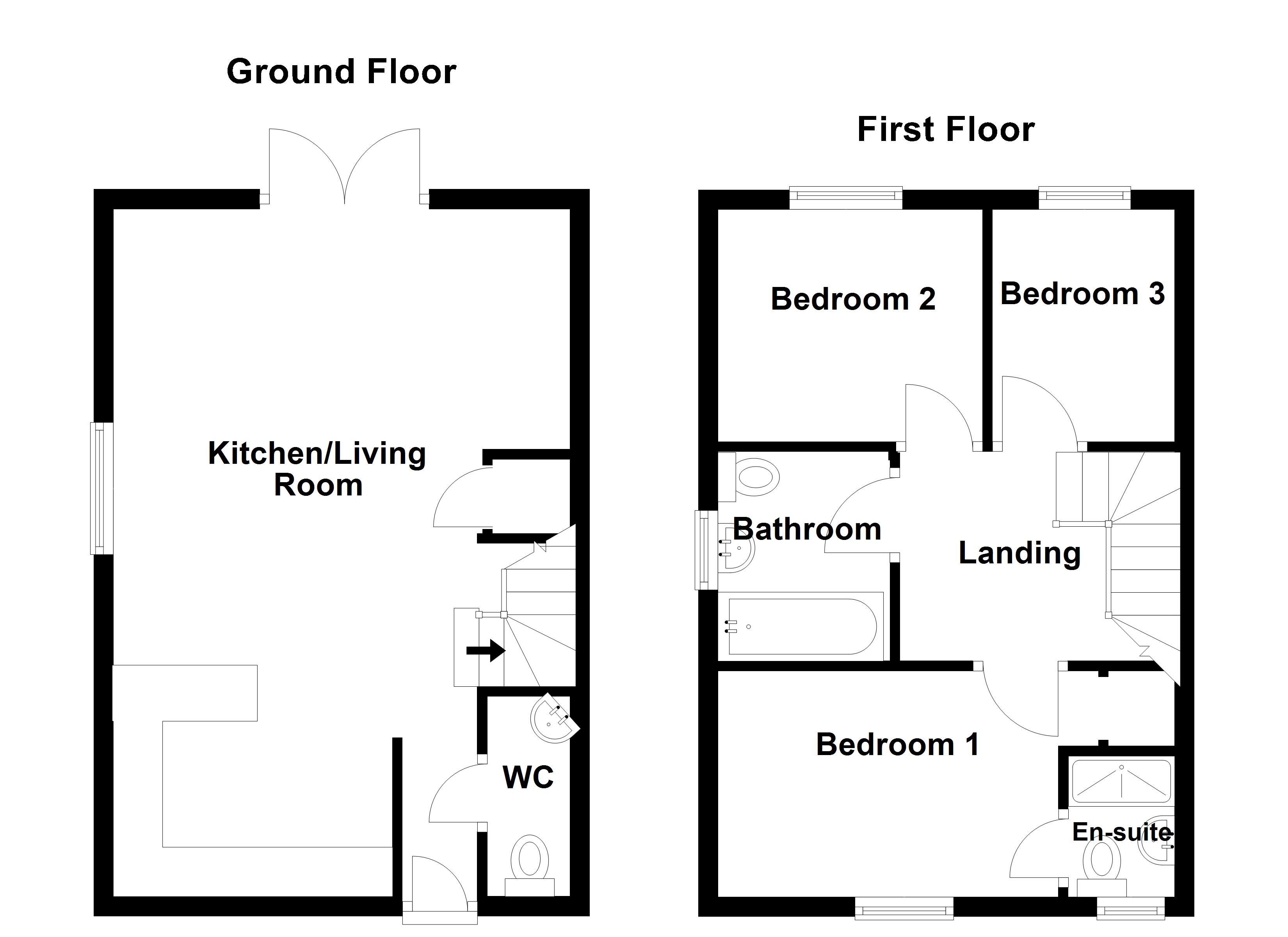 10, Bonita Walk, Chesterwell, Essex floorplan