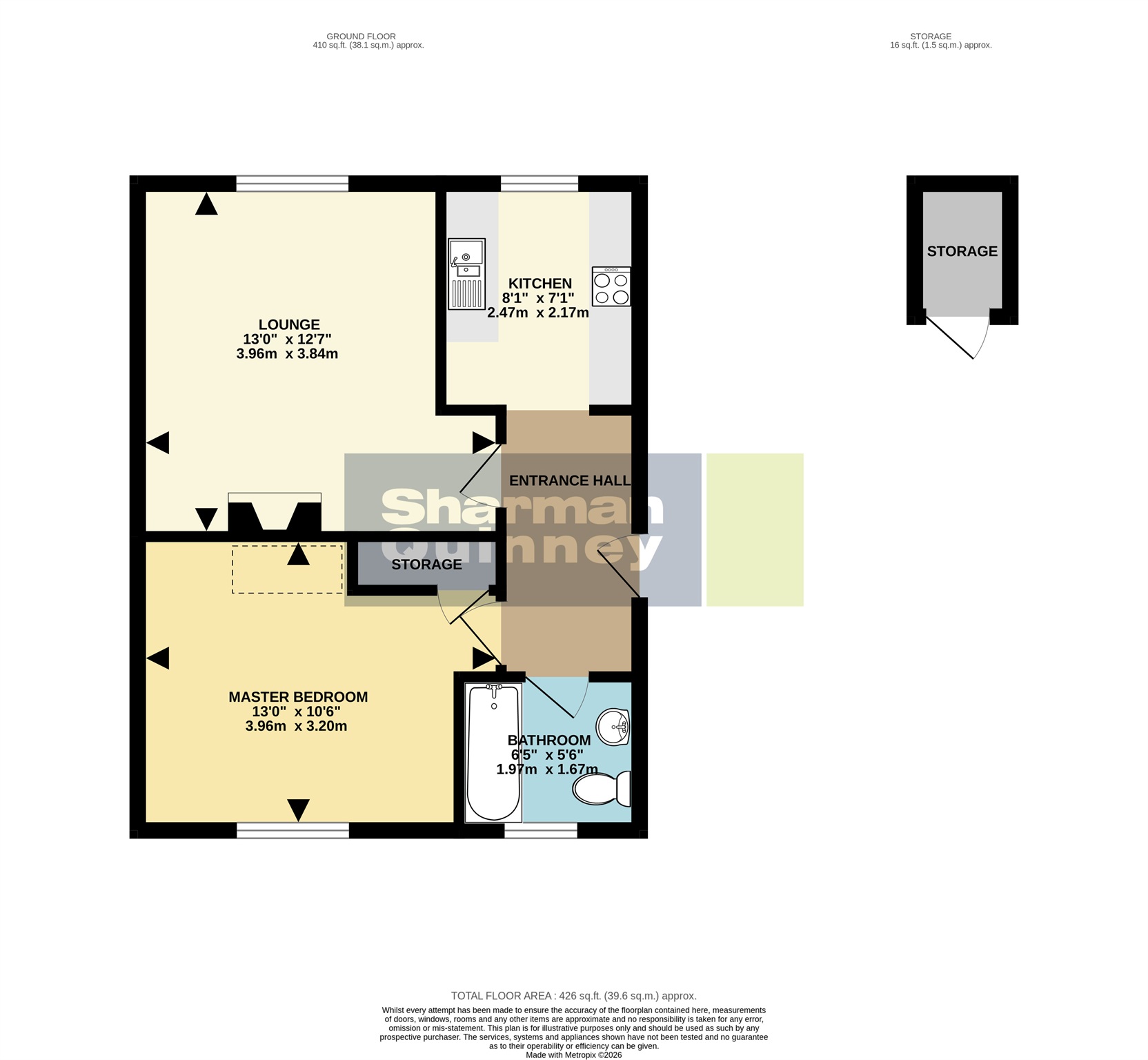 10, Whyte Court, Huntingdon floorplan