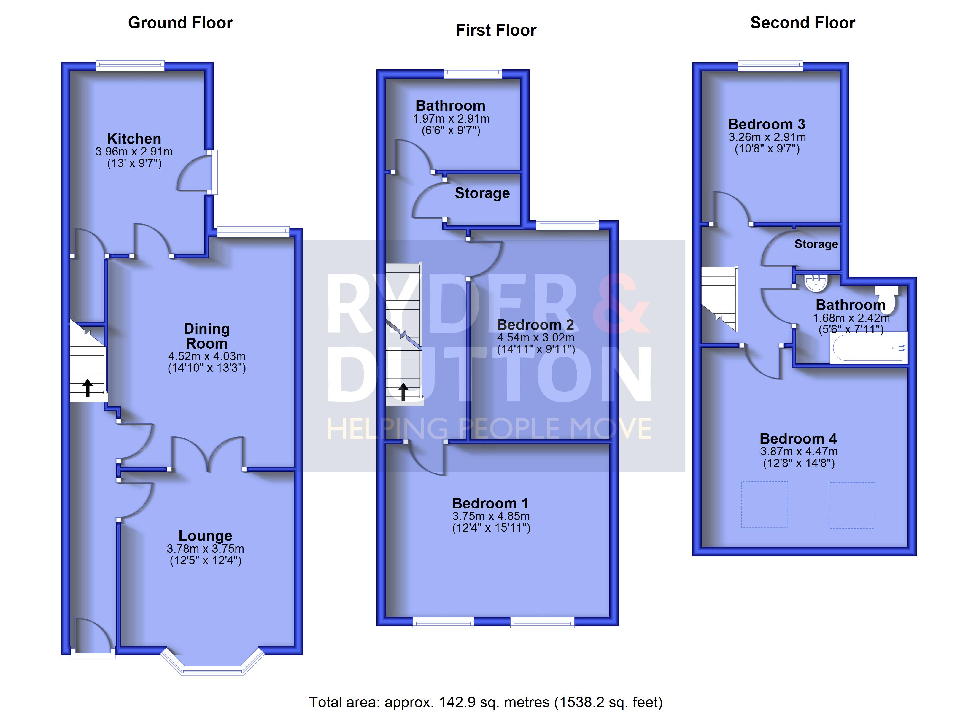177, Windsor Road, Oldham floorplan