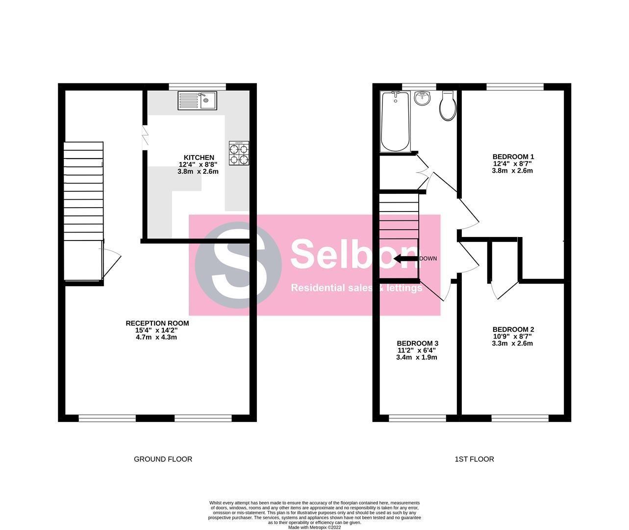 214a, Fleet Road, Fleet floorplan