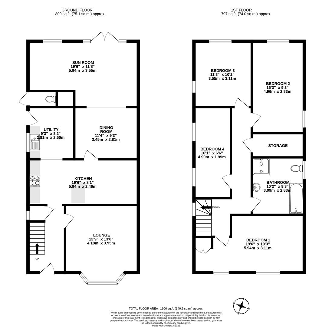 115, Moorwell Road, Scunthorpe floorplan